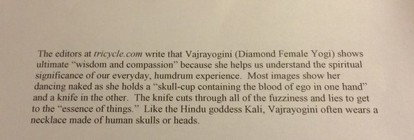 Revised from Tricycle caption.